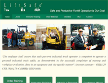 Tablet Screenshot of liftsafe.com